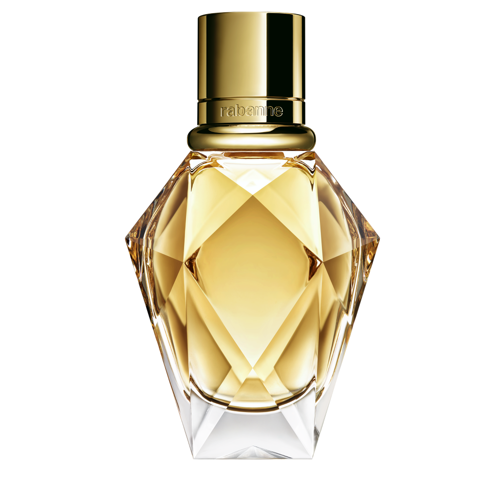 Парфюмна вода Paco Rabanne Million Gold EDP за жени, бутилка със златен дизайн и елегантна опаковка