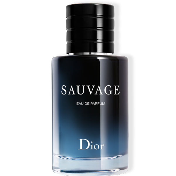 Дамска парфюмна вода Dior Sauvage EDP за мъже, елегантна бутилка с флакон и капачка, видима в изображението.