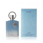 Afnan Supremacy in Heaven EDP мъжки парфюмна вода с елегантна бутилка и ароматна композиция.