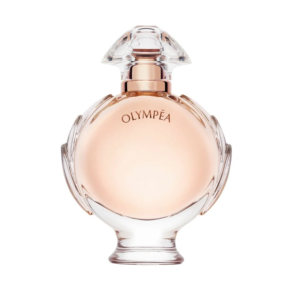 Парфюмна вода за жени Rabanne Olympéa EDP, флакон с елегантен дизайн, съчетание на свежи и ориенталски аромати, от Paco Rabanne.