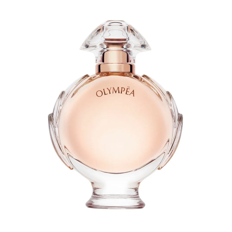 Парфюмна вода за жени Rabanne Olympéa EDP, флакон с елегантен дизайн, съчетание на свежи и ориенталски аромати, от Paco Rabanne.