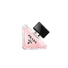 Парфюмна вода Prada Paradoxe Virtual Flower EDP за жени, елегантна бутилка с флорални мотиви и луксозен дизайн