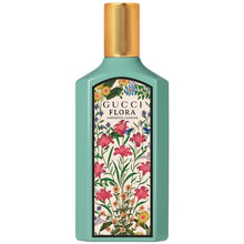Парфюмна вода за жени Gucci Flora Gorgeous Jasmine EDP тестер, бутилка с цветен дизайн и елегантна опаковка