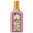 Парфюмна вода Gucci Flora Gorgeous Gardenia EDP за жени, стъклена бутилка с цветен дизайн и златни акценти