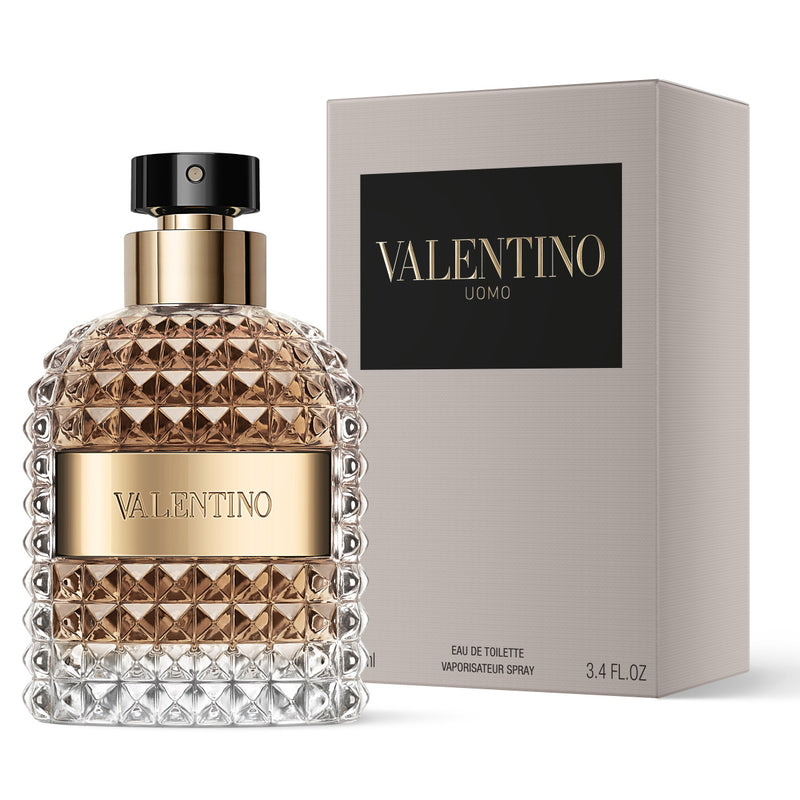 Тоалетна вода Valentino Uomo EDT за мъже, флакон с елегантен дизайн, подходящ за мъже, ароматен парфюм с изискан аромат.