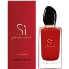 Парфюмна вода Giorgio Armani Sí Passione EDP за жени, бутилка с елегантен дизайн и ароматна есенция.