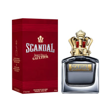 Мъжка тоалетна вода Jean Paul Gaultier Scandal Pour Homme EDT, флакон с аромат и дизайн на парфюм.