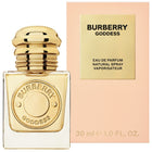 Парфюмна вода Burberry Goddess EDP за жени, изящен флакон с ароматни нотки, елегантен дизайн и луксозен външен вид