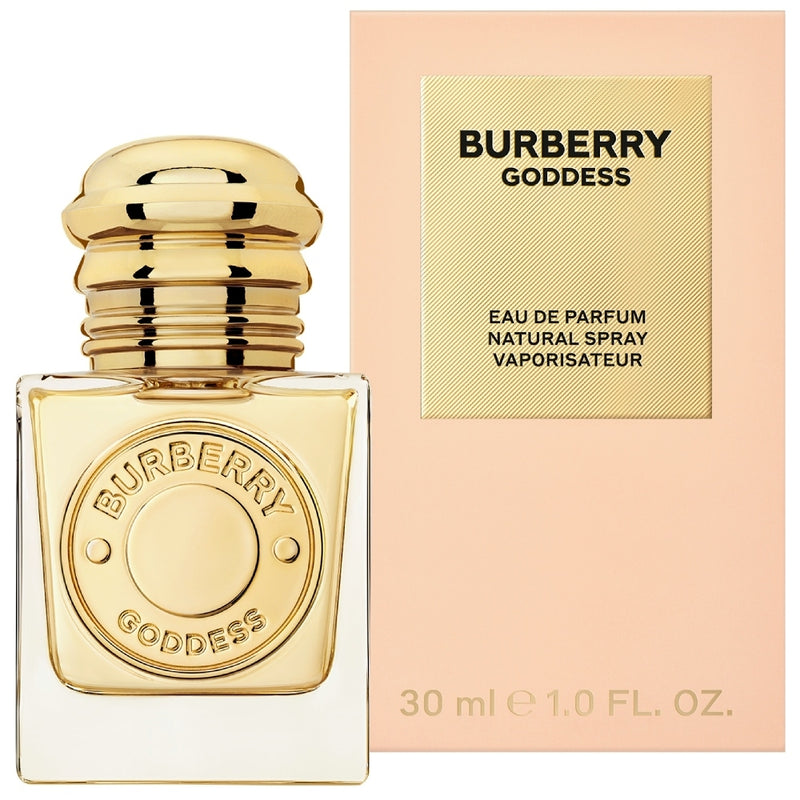 Парфюмна вода Burberry Goddess EDP за жени, изящен флакон с ароматни нотки, елегантен дизайн и луксозен външен вид