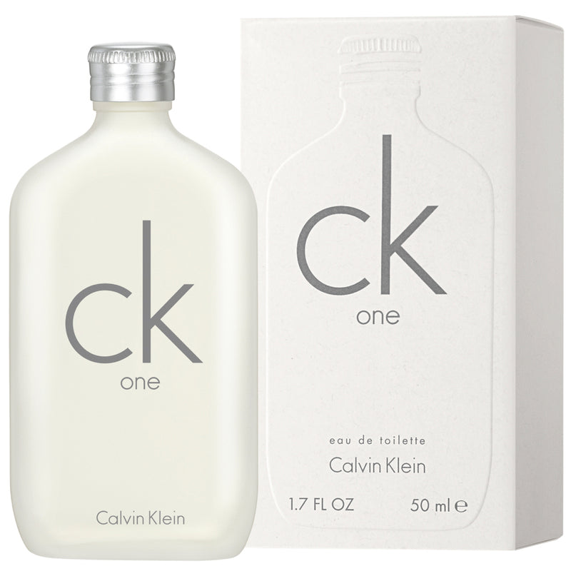 Тоалетна вода за мъже Calvin Klein CK One EDT, флакон със свеж аромат, изображение на парфюма.