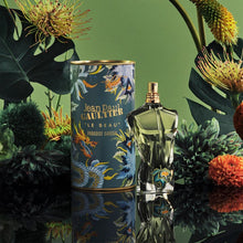 Мъжки парфюм Jean Paul Gaultier Le Beau Pardise Garden EDP в флакон с цветен дизайн, свеж и елегантен аромат.