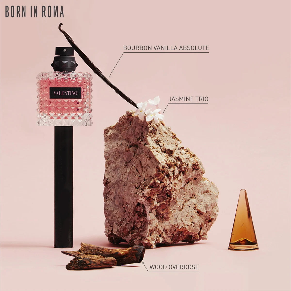 Валентино Дона Бърн Ин Рома ЕДП женски парфюмна вода с елегантна бутилка и ароматна нотка, изразяваща стил и финес