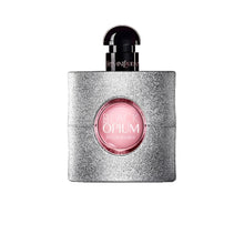 Парфюмна вода YSL Black Opium Glitter EDP за жени, черна бутилка с бляскав дизайн и ароматен парфюм от Saint Laurent