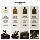 Парфюм за мъже Burberry Hero, луксозен аромат с елегантен дизайн на бутилката, изображение на парфюма.