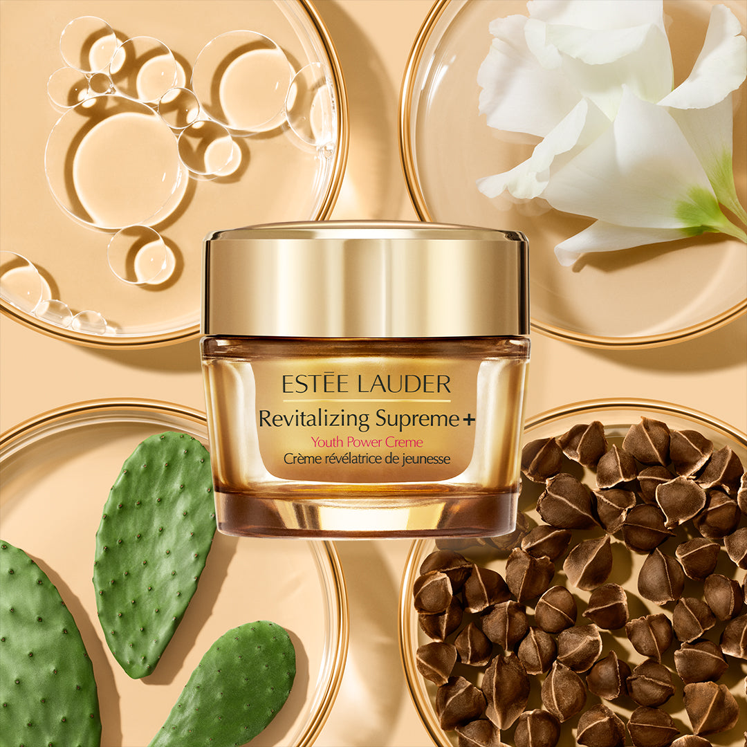 Крем за лице Estee Lauder Revitalizing Supreme+ с хиалуронова киселина и анти-стареещи съставки.