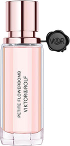 Парфюмна вода Viktor & Rolf Flowerbomb EDP за жени с цветен аромат, изображение на бутилка върху светъл фон