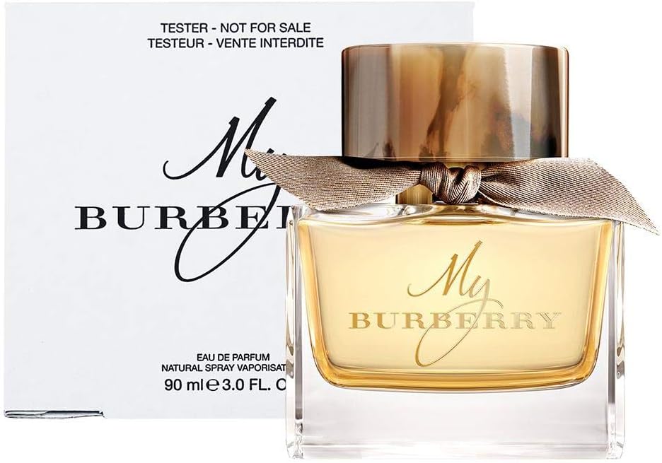 Парфюмна вода Burberry My Burberry EDP тестер за жени, елегантна бутилка с класически дизайн и ароматен парфюм.