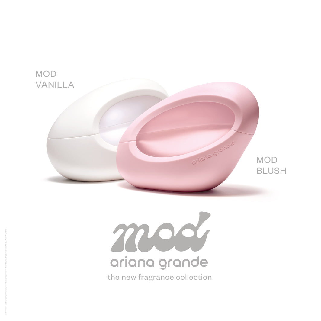Парфюмна вода за жени Ariana Grande Mod Vanilla EDP, бутилка с елегантен дизайн и аромат на ванилия.
