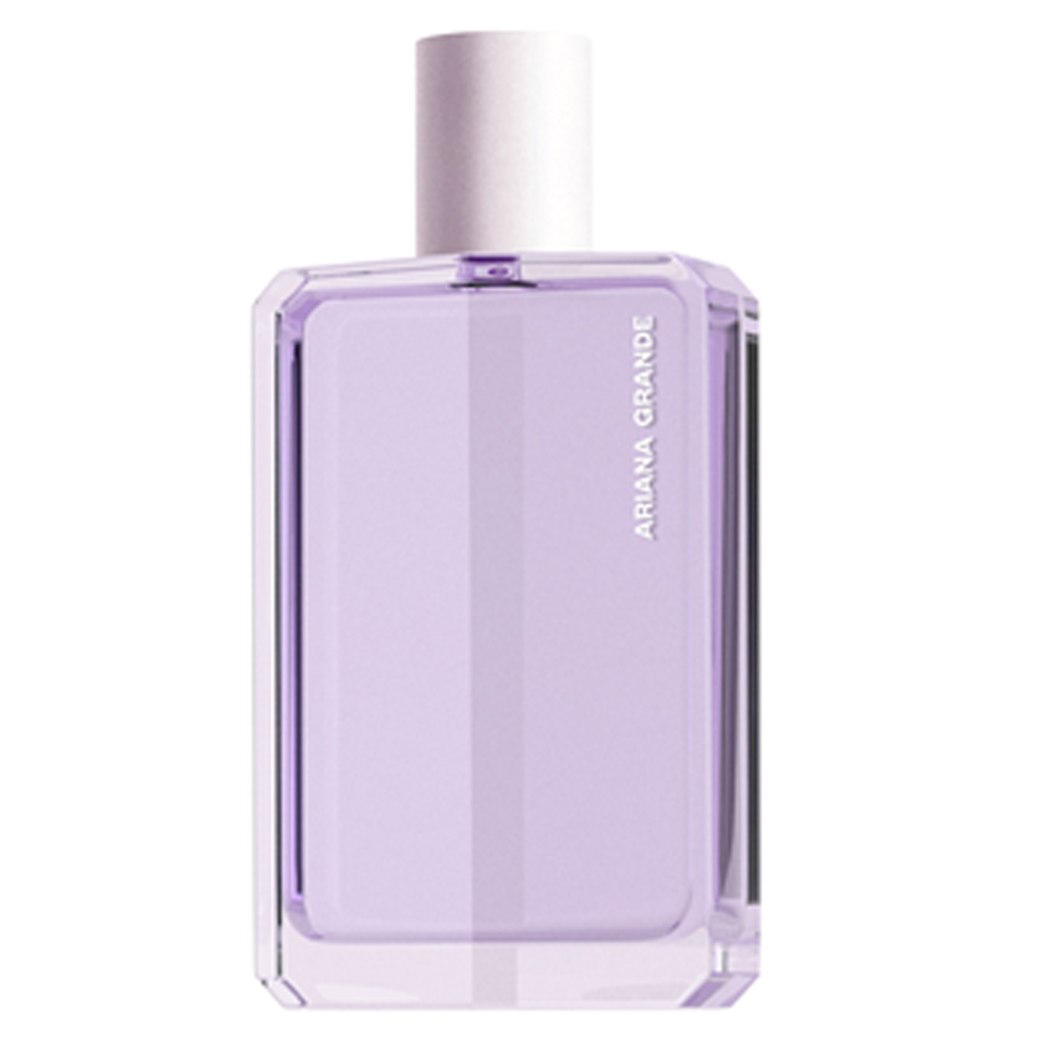 Парфюмна вода за жени Ariana Grande God Is a Woman EDP, бутилка с изчистен дизайн и логото на марката.