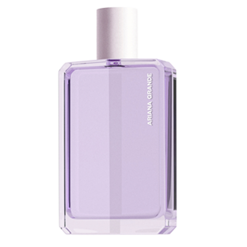 Парфюмна вода за жени Ariana Grande God Is a Woman EDP, бутилка с изчистен дизайн и логото на марката.
