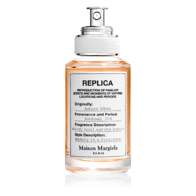Унисекс парфюм Maison Margiela Replica Autumn Vibes EDT с есенни нотки и елегантен дизайн на опаковката.