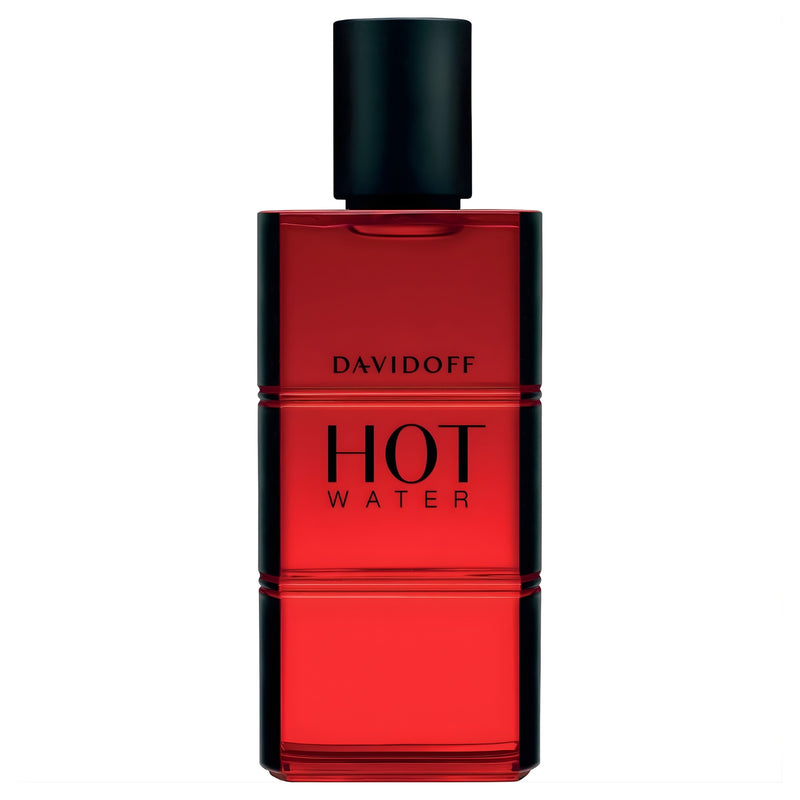 Тоалетна вода за мъже Davidoff Hot Water EDT, флакон с елегантен дизайн и свеж аромат, представен на изображението.