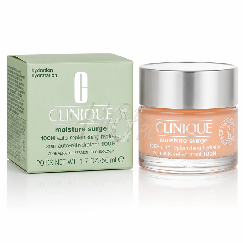 Крем за лице Clinique Moisture Surge Intense 72H, хидратиращ, с лепидна формула за дълготрайна хидратация.