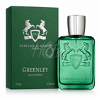 Парфюмен вода Parfums de Marly Greenley EDP за мъже и жени, изящен дизайн и свеж аромат, изображение на опаковката