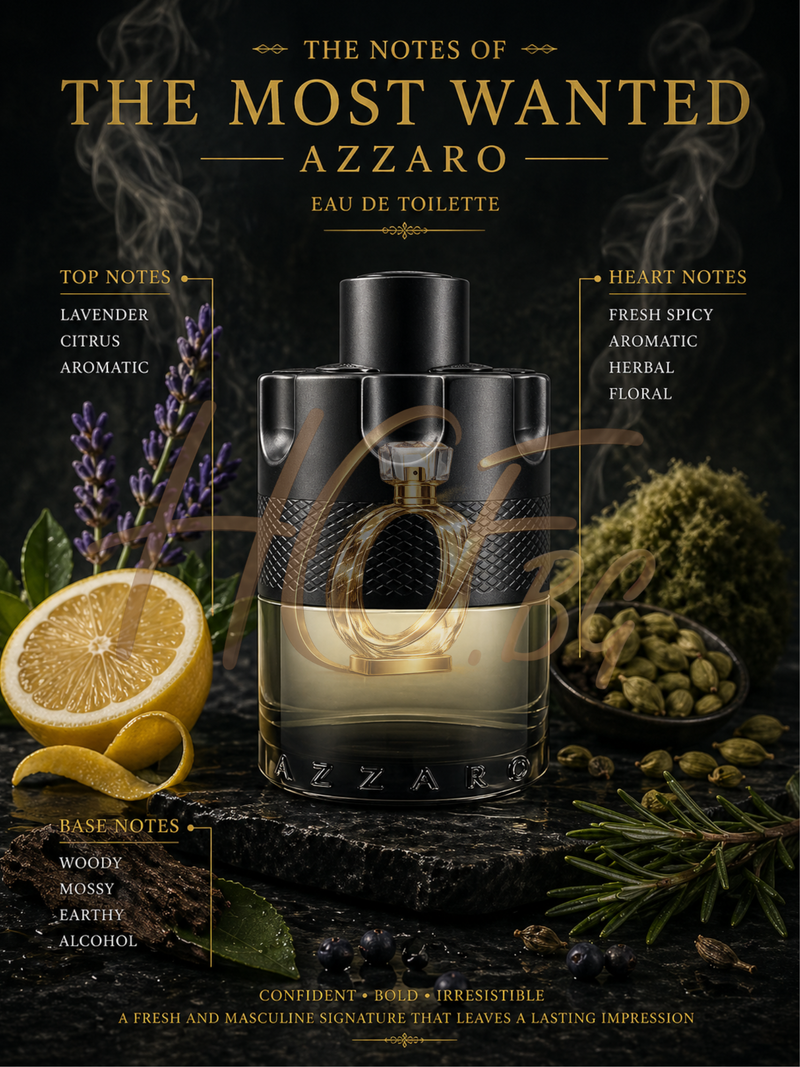 Мъжка тоалетна вода Azzaro The Most Wanted EDT с флакон и дизайн на опаковка, подходящ за стилни мъже.