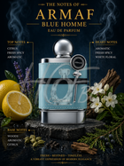ЕDP парфюмна вода за мъже Armaf Blue Homme с синя бутилка и елегантен дизайн, показан на изображението.