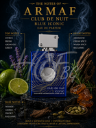 Мъжки парфюм Armaf Club De Nuit Blue Iconic EDP, ароматна парфюмна вода с изискан дизайн на опаковката
