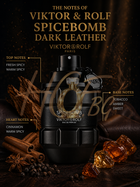 Виктор и Ролф Spicebomb Dark Leather ЕДП мъжки парфюмна вода с кожени нотки, изображение на флакон.