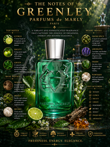 Парфумна вода Parfums de Marly Greenley EDP за мъже и жени, луксозен унисекс аромат с свежи и дървесни нотки