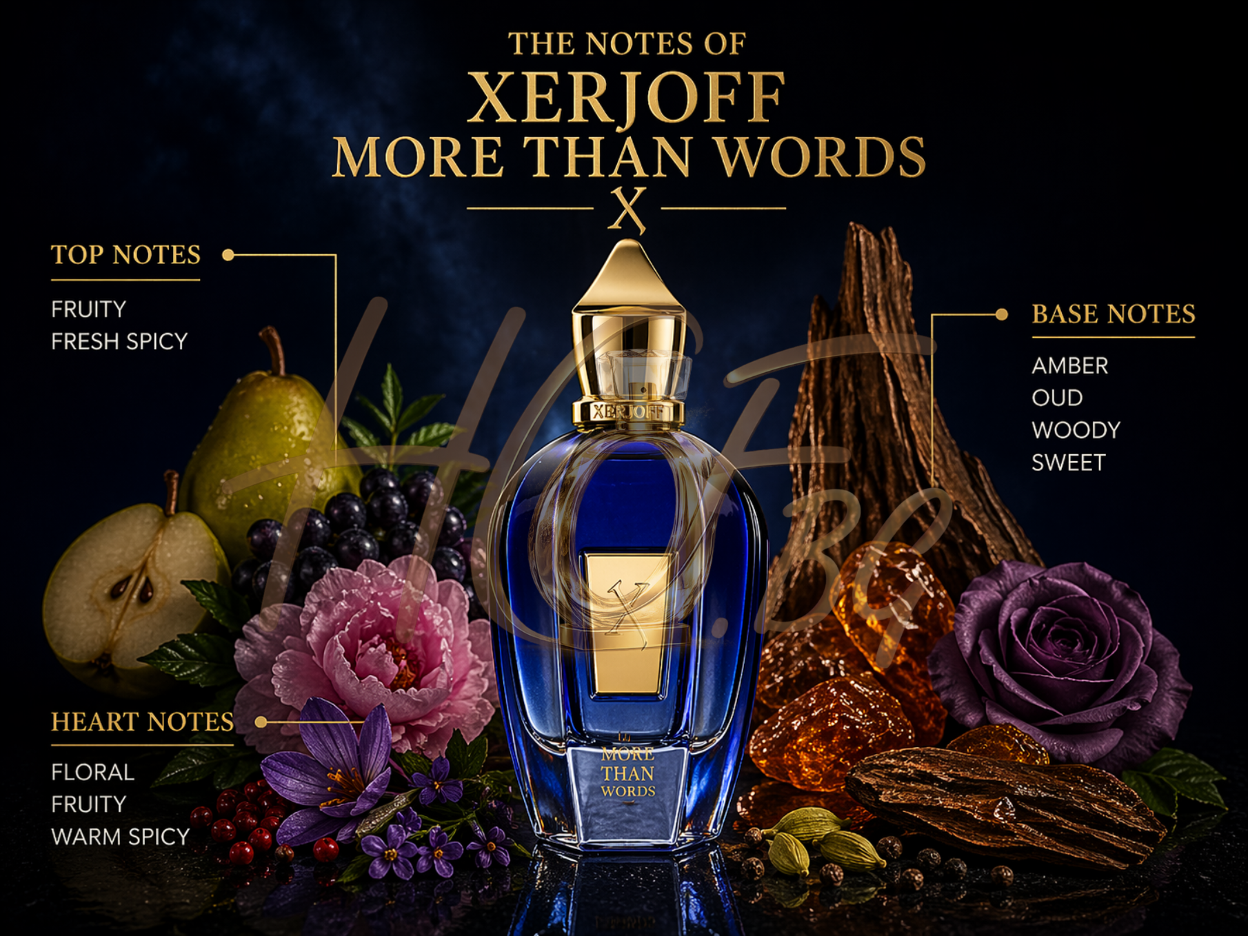 Парфюмна вода Xerjoff More Than Words EDP тестер за мъже и жени, изящен флакон и елегантен дизайн