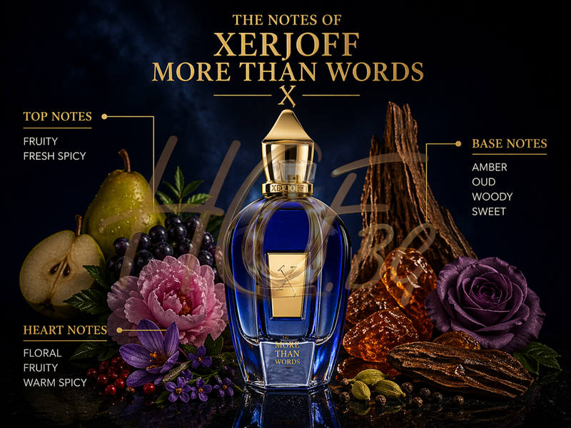Парфюмна вода Xerjoff More Than Words EDP тестер за мъже и жени, изящен флакон и елегантен дизайн