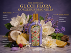 Парфюмна вода Gucci Flora Gorgeous Magnolia EDP за жени, бутилка с флорална естетика и елегантен дизайн