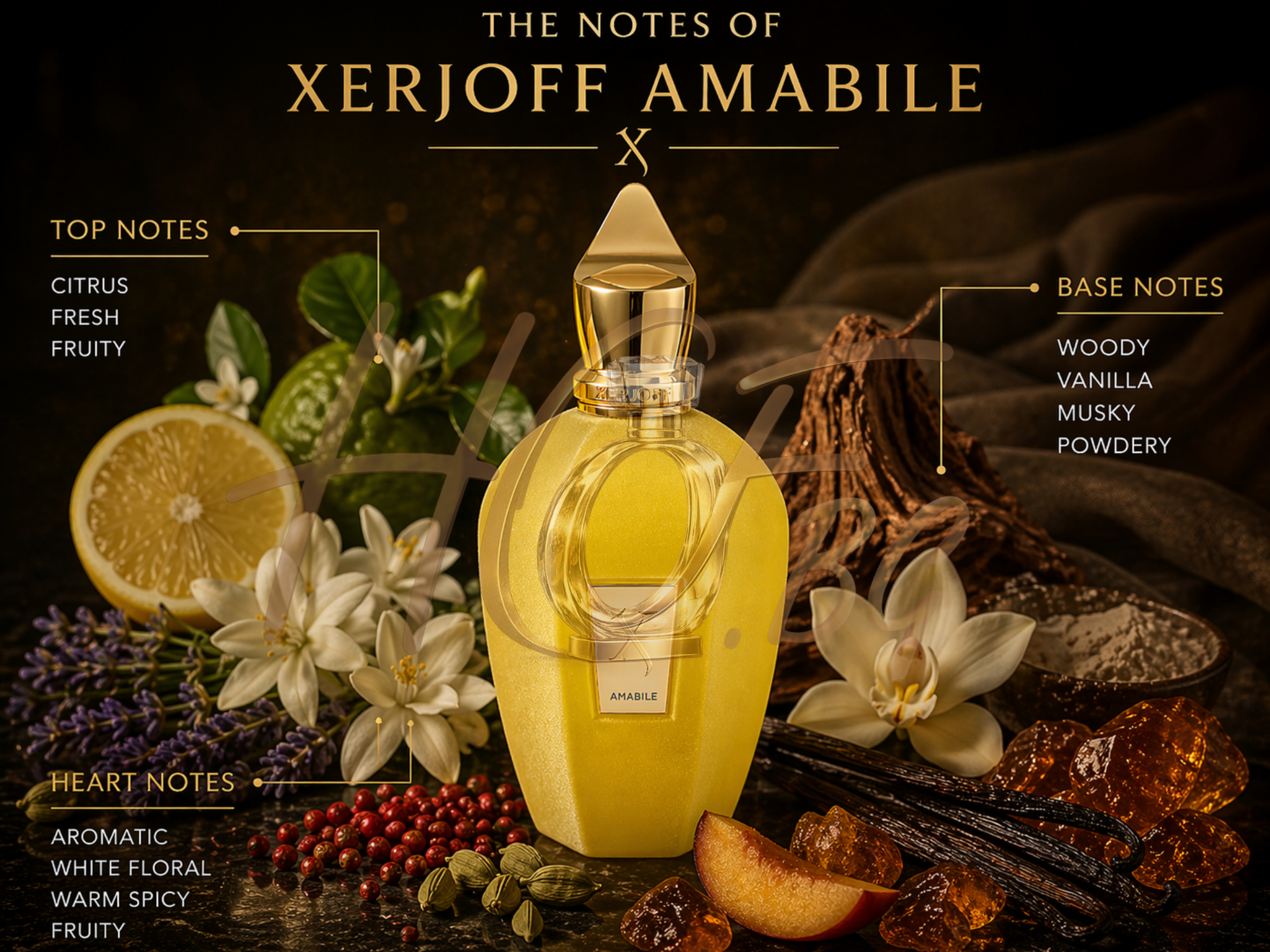 Xerjoff Amabile EDP тестер, унисекс парфюмна вода, флакон с изящен дизайн и елегантна опаковка, за изтънчен аромат.