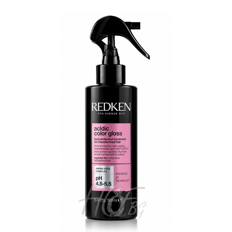 Redken Acidic Color Gloss Heat Protection Treatment Продукт за коса без отмиване