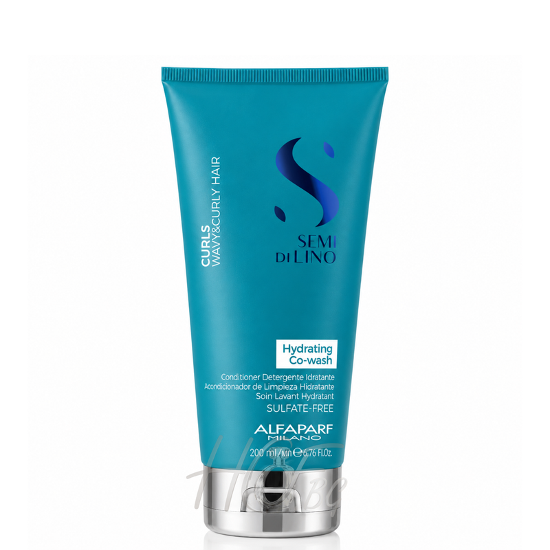 Балсам за къдрава коса Alfaparf Milano Semi Di Lino Curls Hydrating Co-Wash, хидратиращ и подхранващ за къдрици