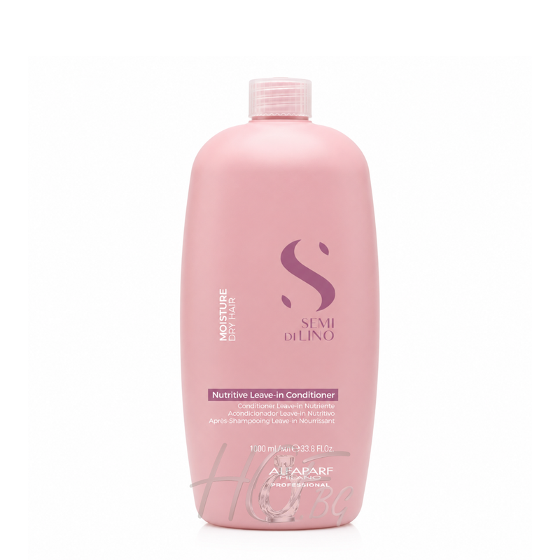 Балсам за коса Alfaparf Milano Semi Di Lino Moisture Nutritive, без отмиване, за хидратация и подхранване на косата.