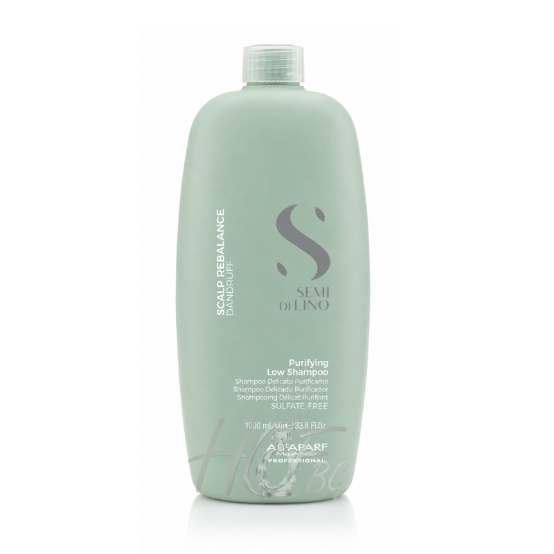 Шампоан Alfaparf Milano Semi Di Lino Scalp Rebalance за баланс и почистване на скалпа, борба с пърхот, хипоалергенна формула