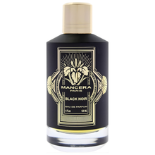 Мъжко и дамско парфюмна вода Mancera Black Noir EDP тестер, елегантна бутилка с черен дизайн и ароматни нотки.