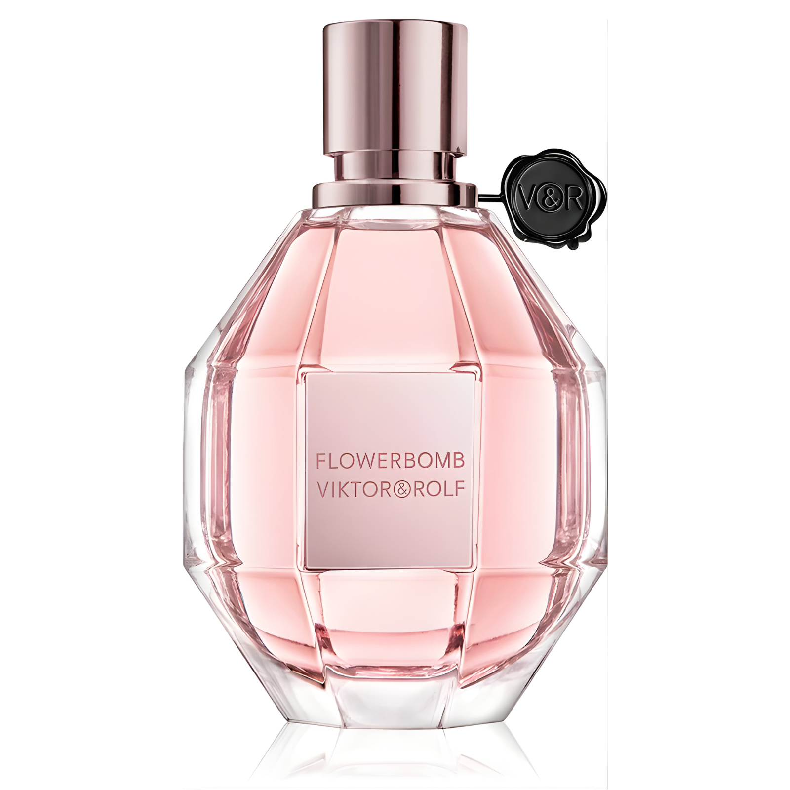 Парфюмна вода Viktor & Rolf Flowerbomb EDP за жени, бутилка с флорален дизайн и цветни нотки.