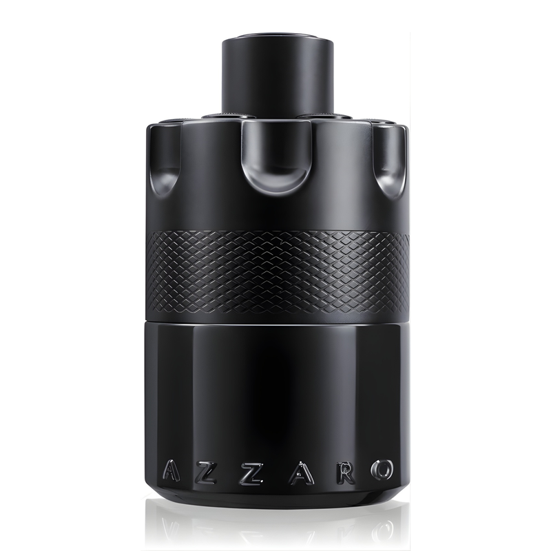 Парфюмна вода за мъже Azzaro The Most Wanted Intense EDP, бутилка с елегантен дизайн и ароматни нотки.