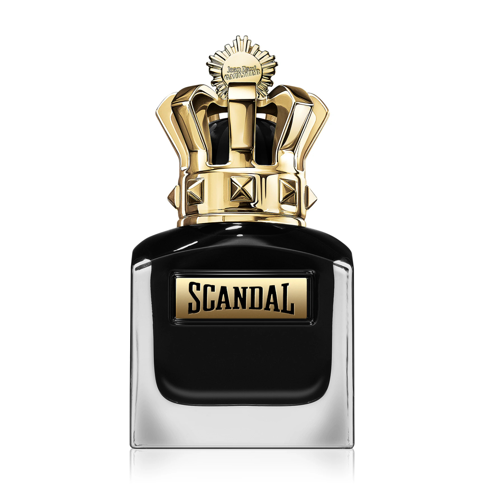 Парфюмна вода Jean Paul Gaultier Scandal Pour Homme EDP за мъже, бутилка с изящен дизайн и ароматни нотки.