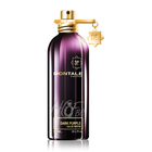 Парфюмна вода Montale Dark Purple EDP за жени, бутилка с лилав дизайн и изящен флакон, показан на изображението.
