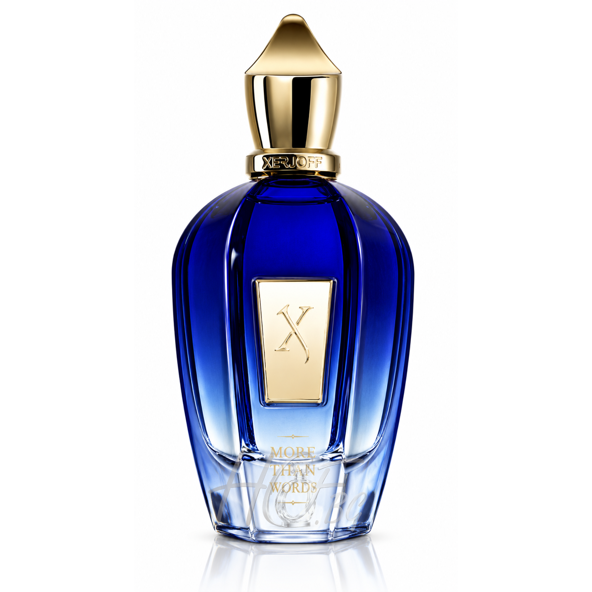 Парфюмна вода Xerjoff More Than Words EDP за мъже и жени, бутилка с изящен дизайн и луксозен аромат.