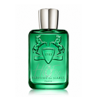 Парфюмна вода Parfums de Marly Greenley EDP за мъже и жени, бутилка с елегантен дизайн и зелени нюанси