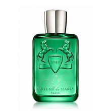 Парфюмна вода Parfums de Marly Greenley EDP за мъже и жени, бутилка с елегантен дизайн и зелени нюанси