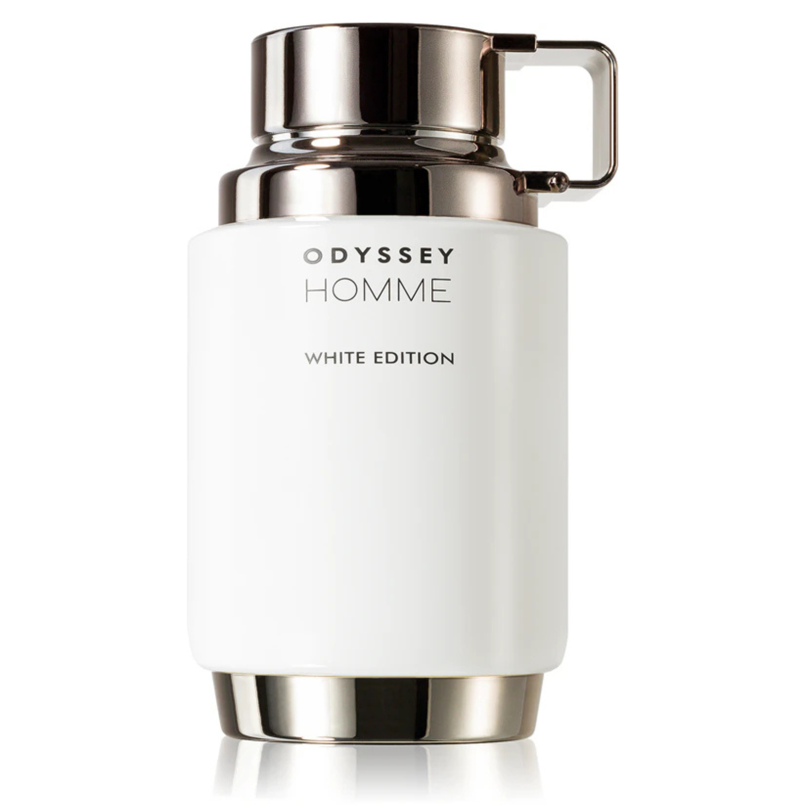 Мъжки парфюм Armaf Odyssey Homme White Edition EDP, бутилка с бял дизайн и елегантна опаковка.